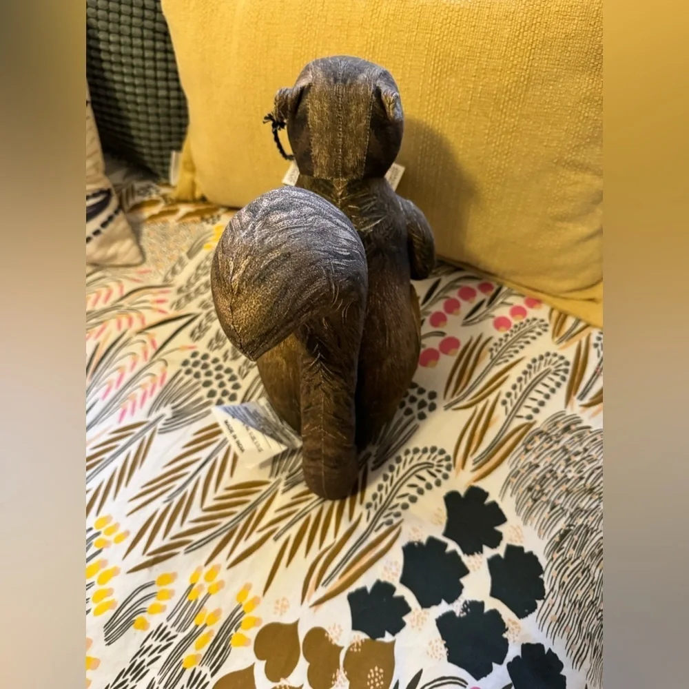 NEW John Derian Target Squirrel Pillow Figure Beaded Radish NWT